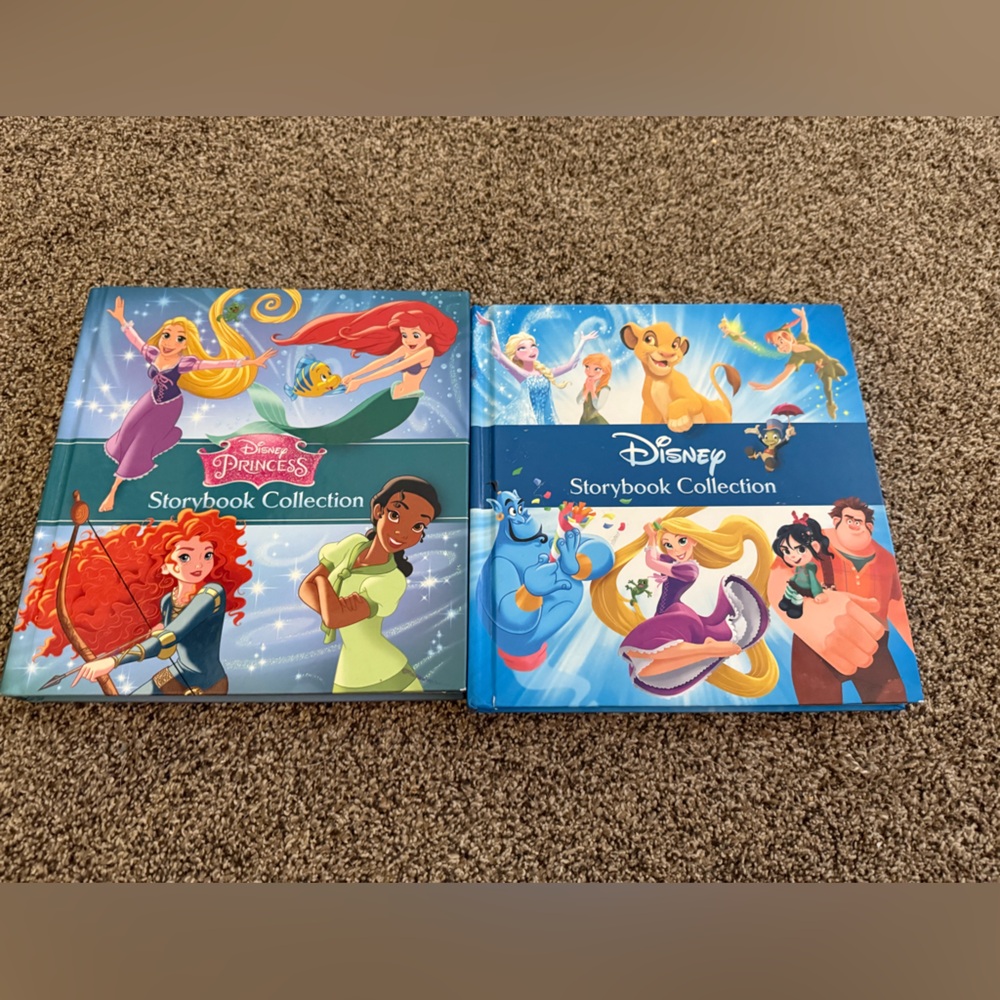 Disney Storybook Collection with Blue and Pink Covers